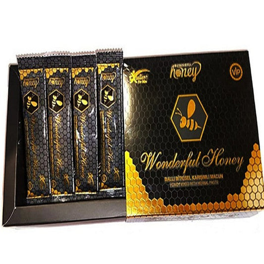 Wonderful Honey Natural Aphrodisiac, 1 Box, 12 Sachets (15g each)